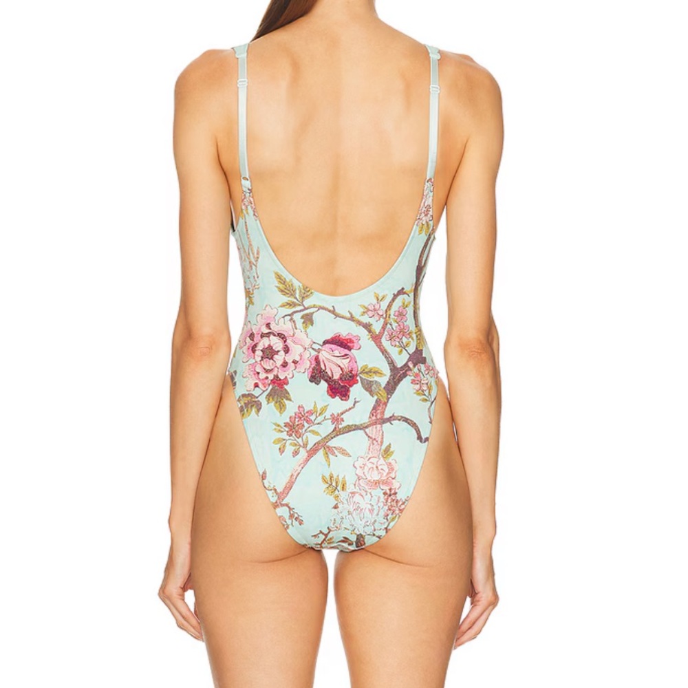 SKIMS X Cavalli Scoop Neck One Piece Swimsuit - Picture 2 of 2